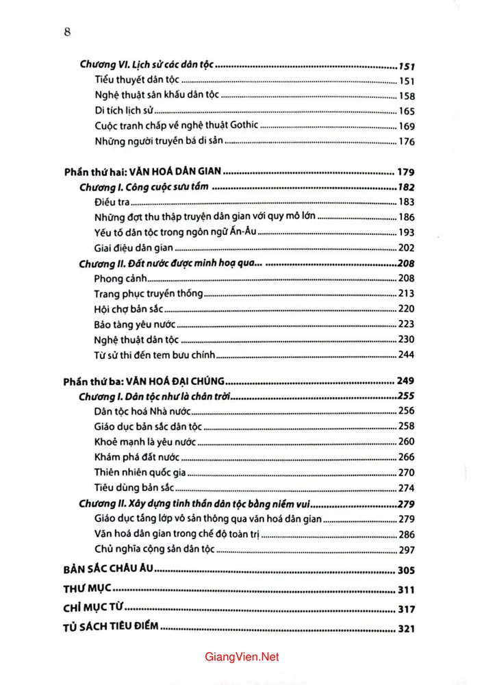 Trang 2 - Ảnh minh họa nội dung sách Sự tạo thành bản sắc dân tộc Châu âu, thế kỷ XVIII đến thế kỷ XX xuất bản 2025