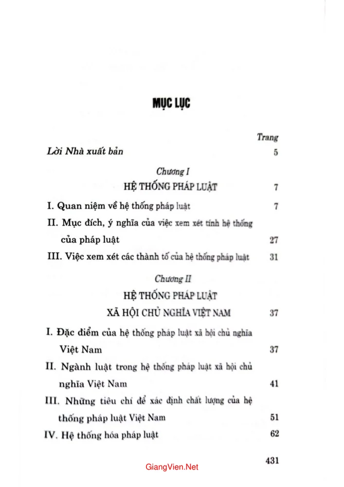 Trang 1 - Ảnh minh họa nội dung sách Xây dựng và hoàn thiện hệ thống pháp luật Việt Nam trong bối cảnh xây dựng nhà nước pháp quyền xã hội chủ nghĩa