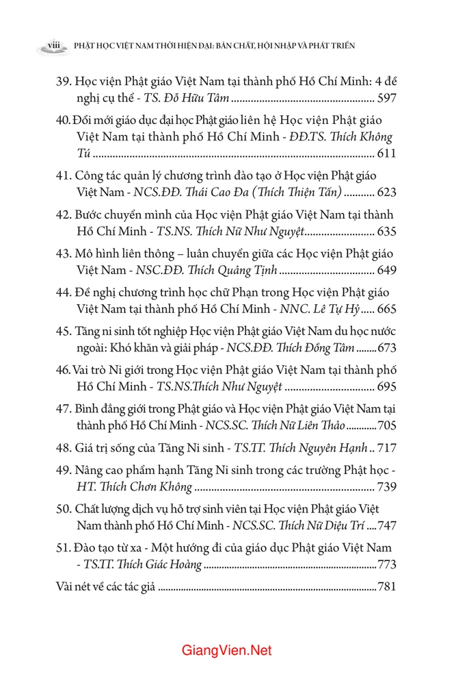 Trang 4 - Ảnh minh họa nội dung sách Phật học Việt Nam thời hiện đại Bản chất, hội nhập và phát triển