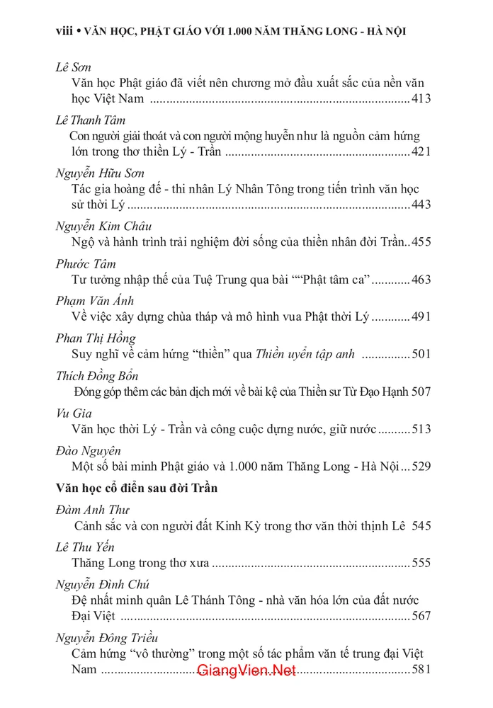 Trang 4 - Ảnh minh họa nội dung sách Văn học, Phật giáo với 1.000 năm Thăng Long - Hà Nội