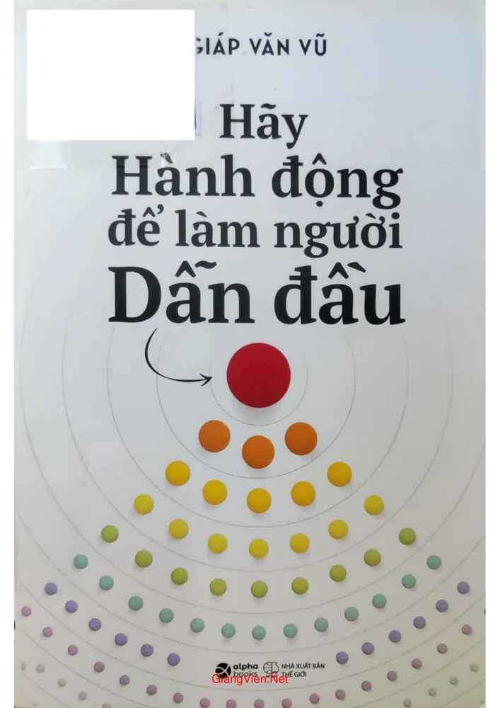 Hãy hành động để làm người dẫn đầu