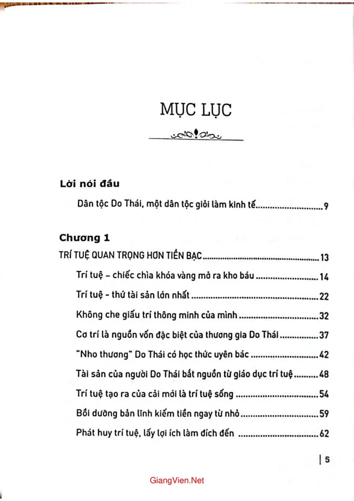 Trang 1 - Ảnh minh họa nội dung sách Thương gia Do Thái bậc thầy kinh doanh