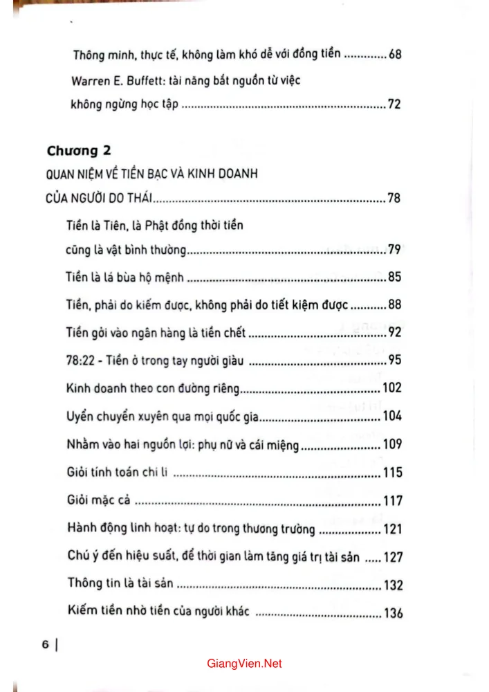 Trang 2 - Ảnh minh họa nội dung sách Thương gia Do Thái bậc thầy kinh doanh