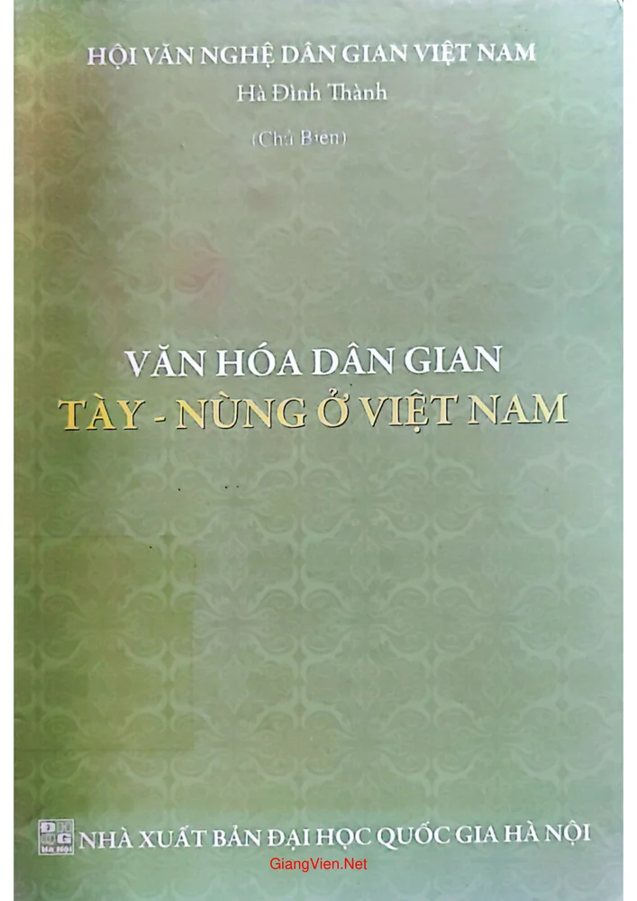 Văn hóa dân gian Tày Nùng ở Nghệ An