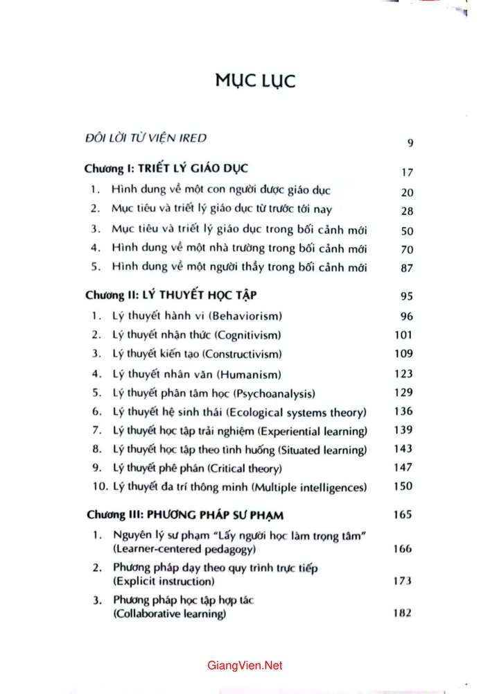Trang 1 - Ảnh minh họa nội dung sách Sư phạm khai phóng