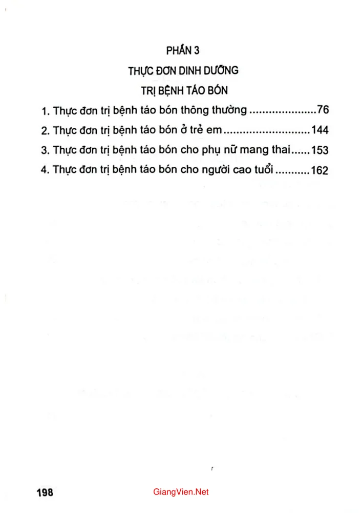 Trang 2 - Ảnh minh họa nội dung sách Món ăn bài thuốc chữa bệnh táo bón