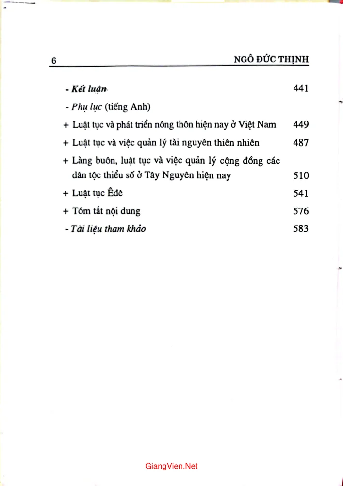 Trang 2 - Ảnh minh họa nội dung sách Tìm hiểu luật tục các tộc người ở Việt Nam