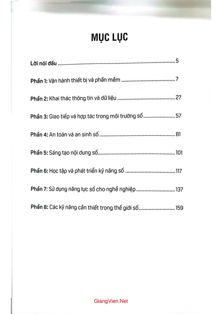 Trang 1 - Ảnh minh họa nội dung sách Cẩm nang phát triển năng lực số cho sinh viên