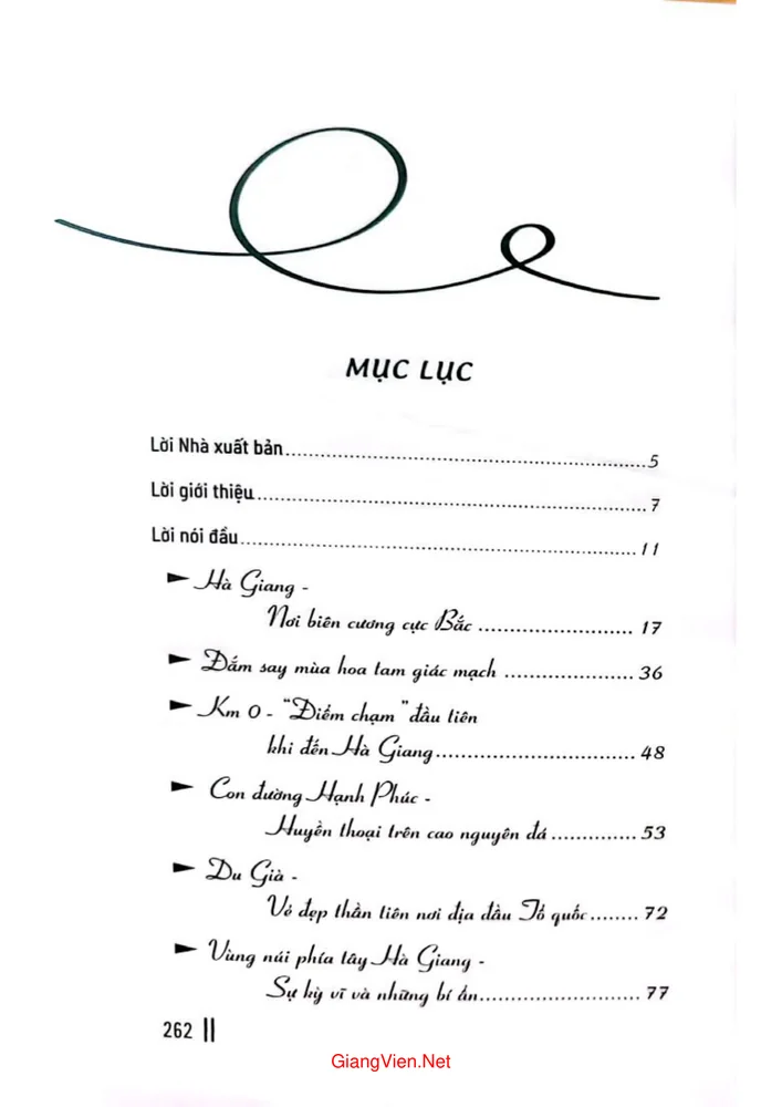 Trang 1 - Ảnh minh họa nội dung sách Hà Giang miền đá nở hoa - 2025