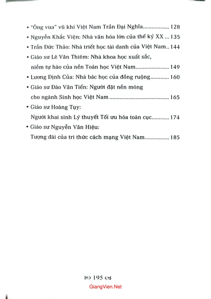 Trang 2 - Ảnh minh họa nội dung sách Những nhà bác học nổi tiếng trong lịch sử Việt Nam - 2025