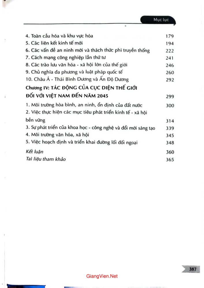 Trang 2 - Ảnh minh họa nội dung sách Cục diện thế giới đến năm 2045