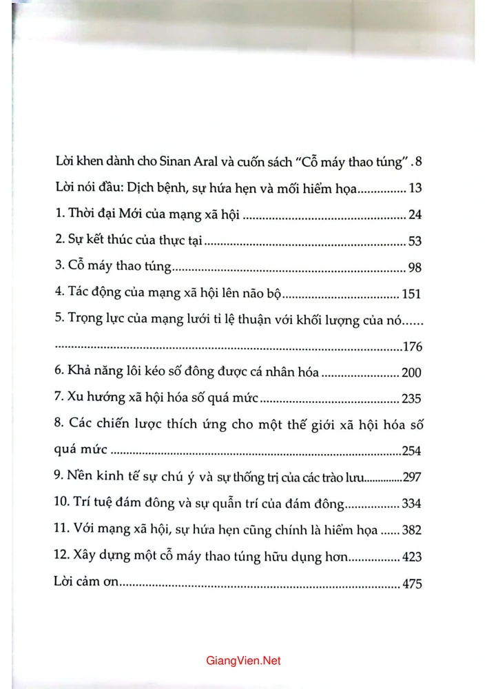 Trang 1 - Ảnh minh họa nội dung sách Cỗ máy thao túng