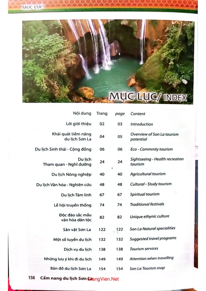 Trang 1 - Ảnh minh họa nội dung sách Cẩm nang du lịch Sơn La