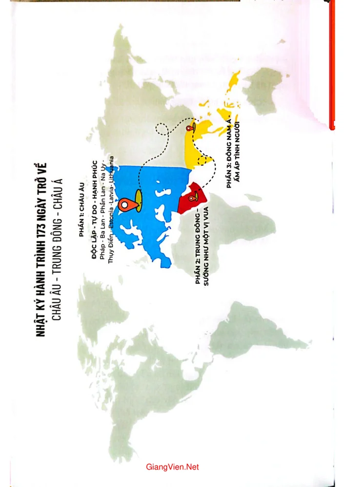 Trang 1 - Ảnh minh họa nội dung sách Trở về - Phần 1 - Châu Âu Độc lập - Tự do - Hạnh phúc
