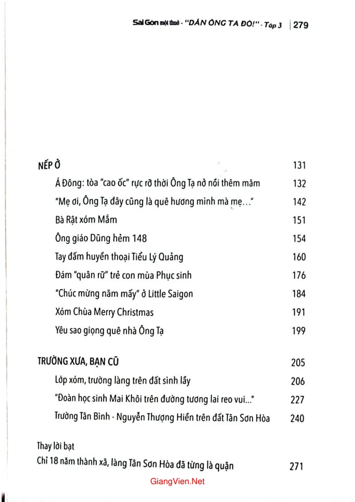 Trang 2 - Ảnh minh họa nội dung sách Sài Gòn một thủa, Dân ông Tạ đó, tập 3