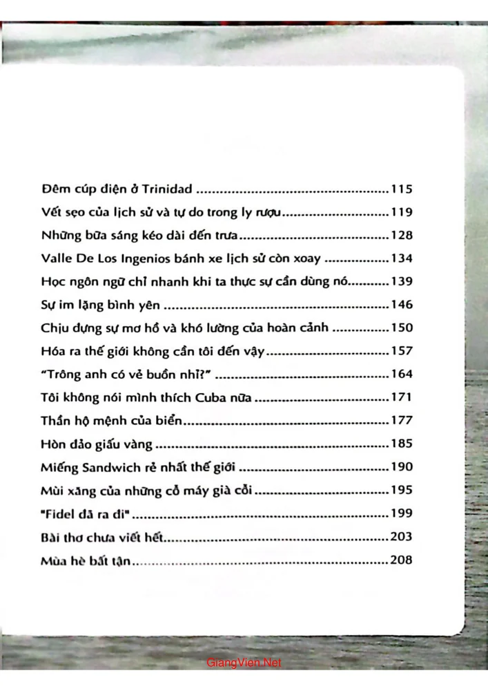 Trang 2 - Ảnh minh họa nội dung sách Cuba đi lạc trong vòng tay thân ái - 2025