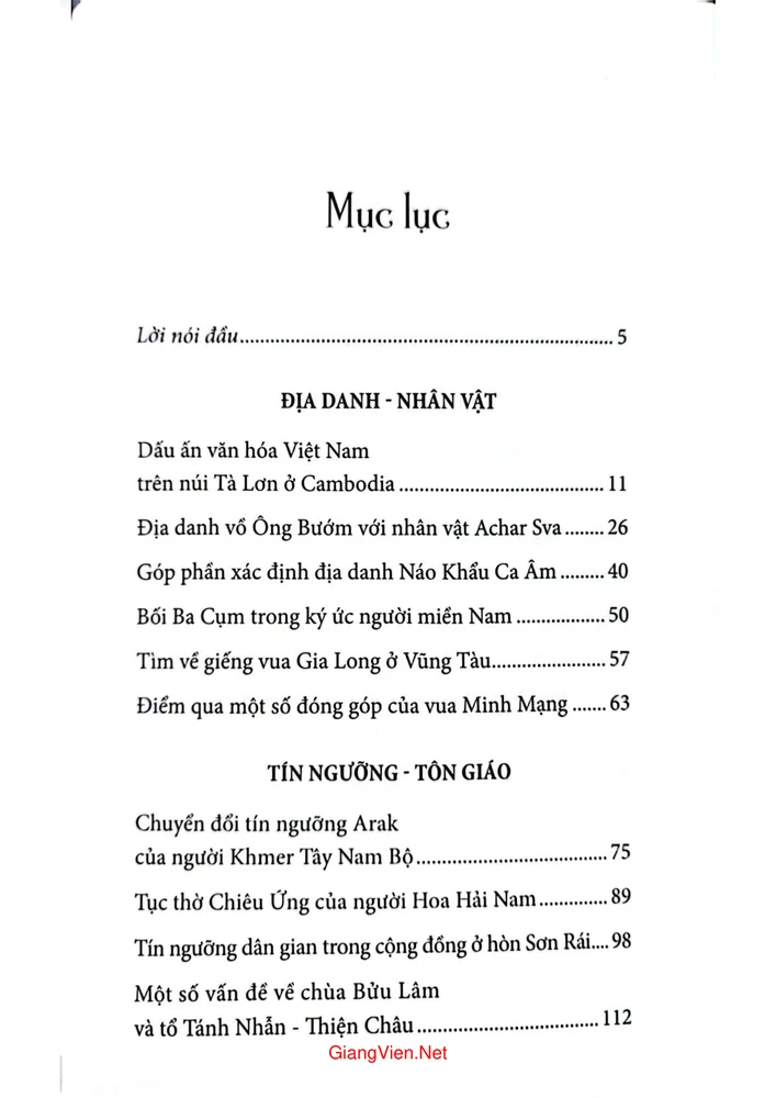Trang 1 - Ảnh minh họa nội dung sách Phong vị Nam Hà