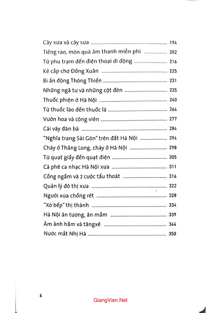 Trang 2 - Ảnh minh họa nội dung sách Đi dọc Hà Nội - Khảo cứu