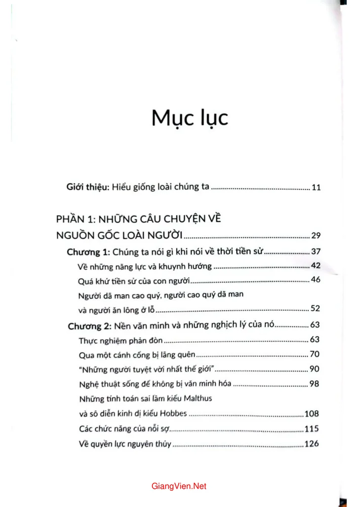 Trang 1 - Ảnh minh họa nội dung sách Chết bởi văn minh, cái giá của tiến bộ