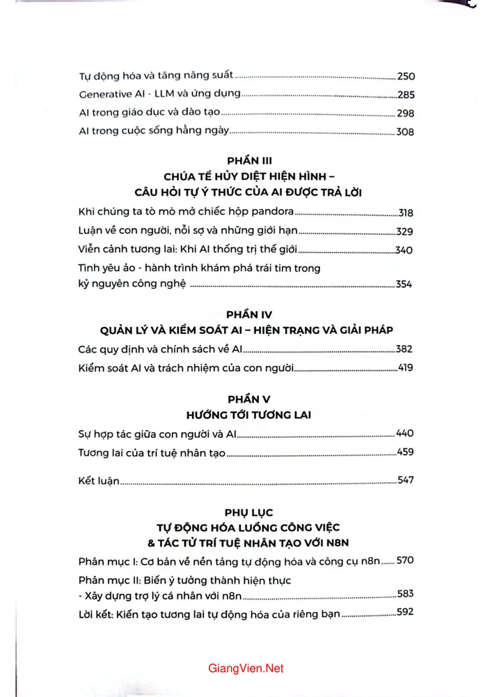 Trang 2 - Ảnh minh họa nội dung sách AI nô lệ đắc lực hay chúa tể hủy diệt