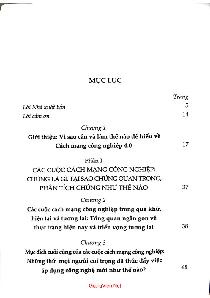 Trang 1 - Ảnh minh họa nội dung sách Cuộc cách mạng công nghiệp 4.0 dưới góc độ kinh tế học