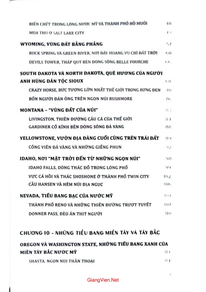 Trang 2 - Ảnh minh họa nội dung sách Những nẻo đường nước Mỹ - Hành trình của người đi xuyên 50 tiểu bang