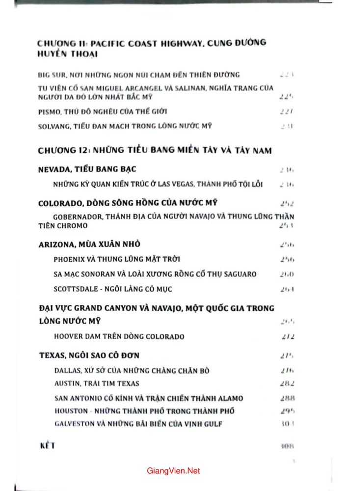 Trang 4 - Ảnh minh họa nội dung sách Những nẻo đường nước Mỹ - Hành trình của người đi xuyên 50 tiểu bang