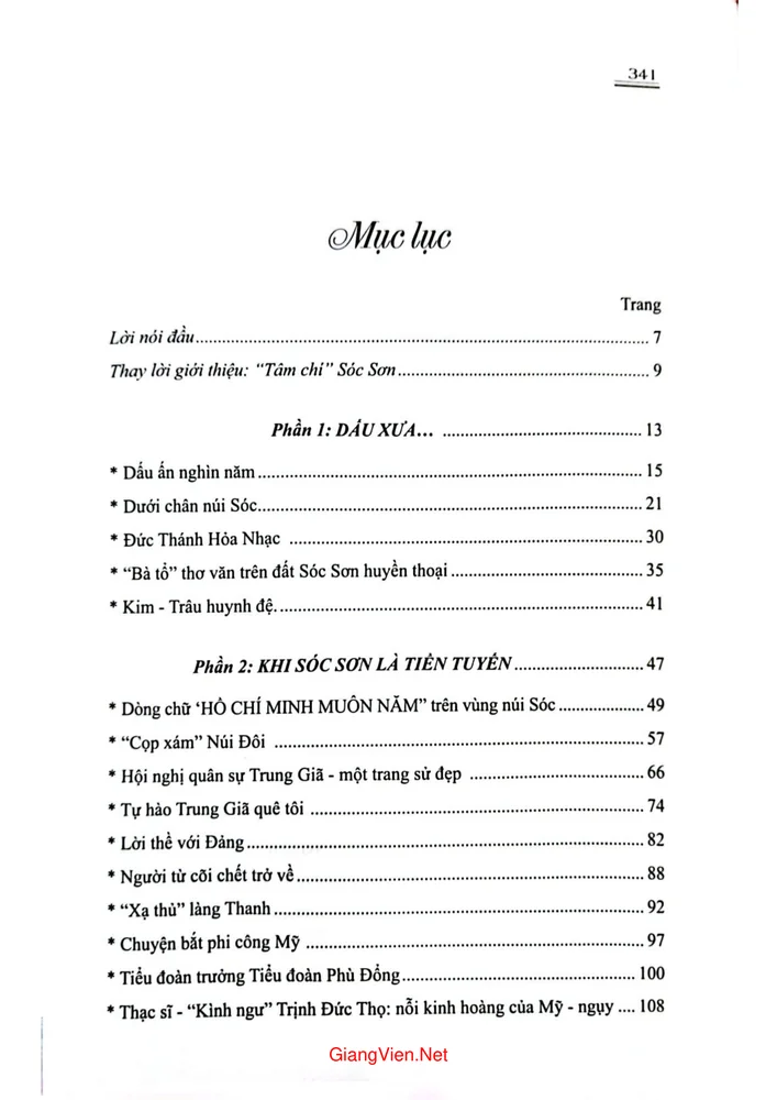 Trang 1 - Ảnh minh họa nội dung sách Theo dấu chân Phù Đổng