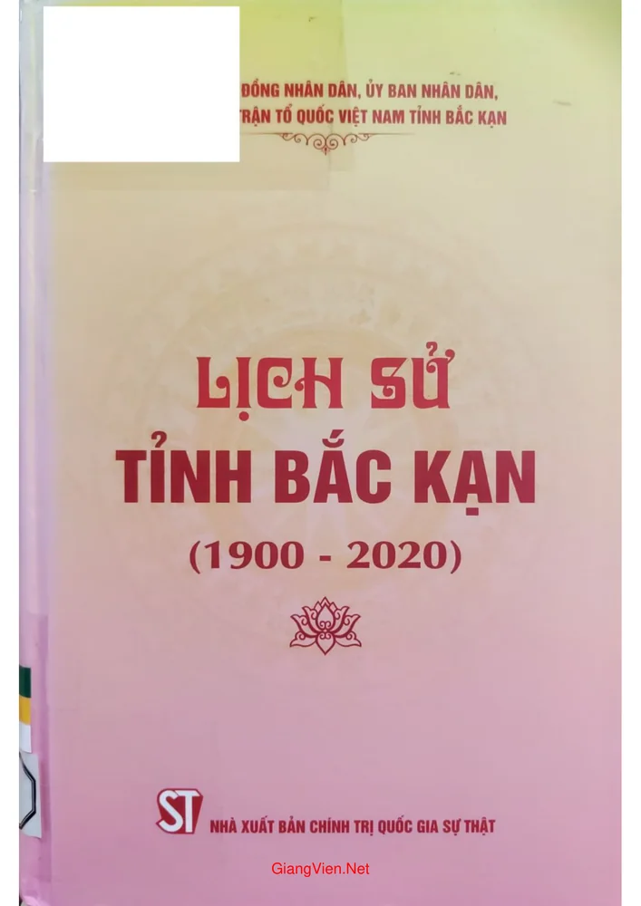 Lịch sử tỉnh Bắc Kạn từ 1900 đến 2020