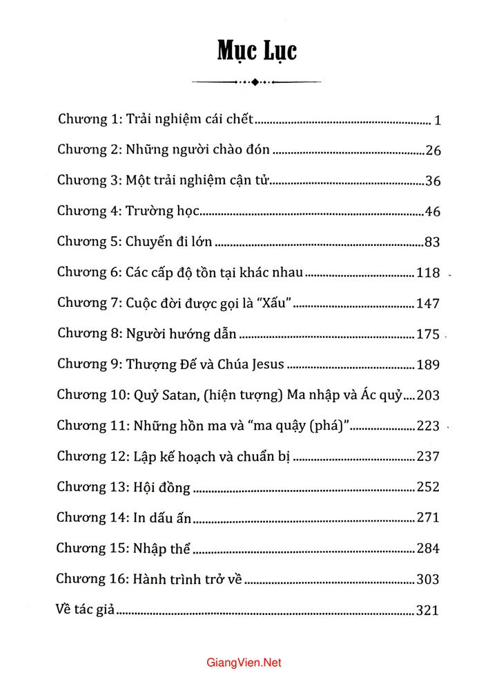 Trang 1 - Ảnh minh họa nội dung sách Sau khi chết đến tái sinh