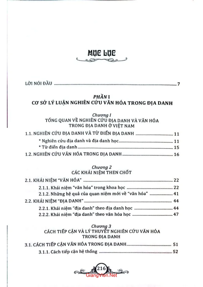 Trang 1 - Ảnh minh họa nội dung sách Nguồn gốc và ý nghĩa văn hóa của các địa danh Việt Nam