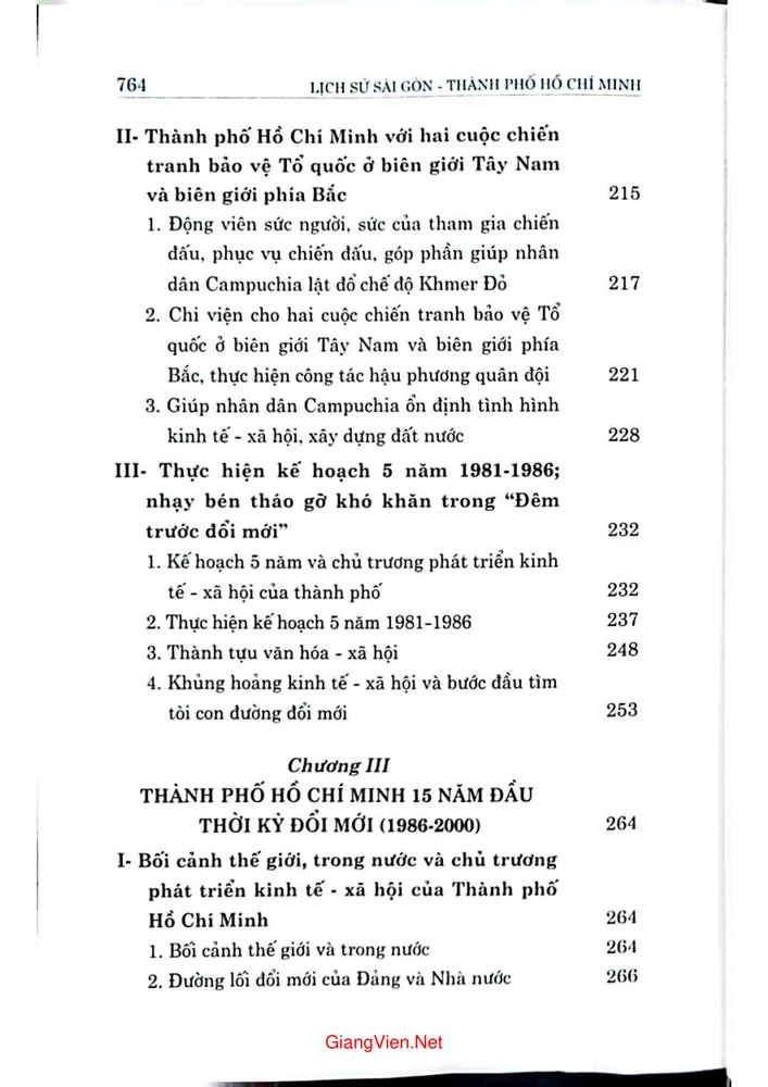 Trang 3 - Ảnh minh họa nội dung sách Lịch sử Sài Gòn thành phố Hồ Chí Minh , từ 1975 đến 2015