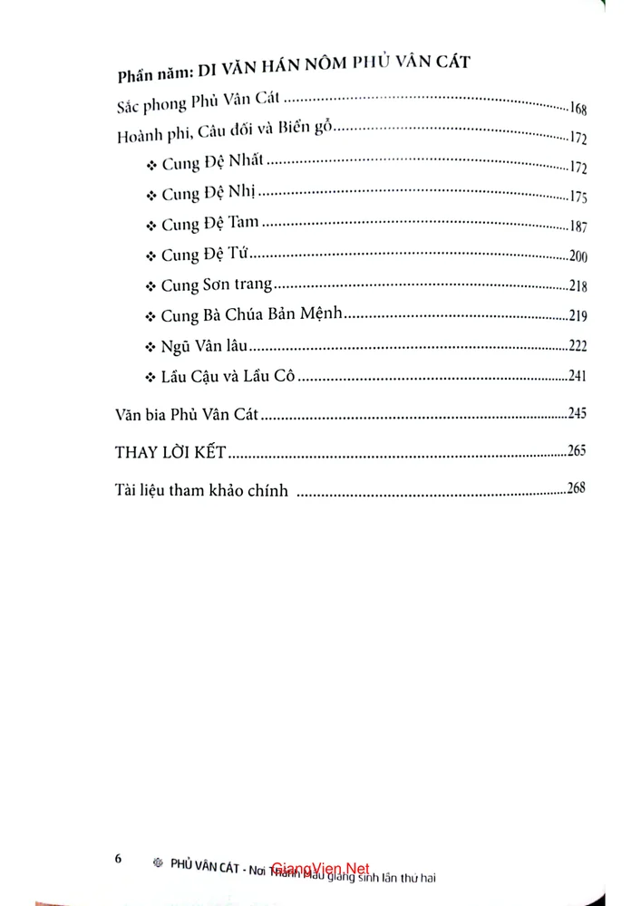 Trang 2 - Ảnh minh họa nội dung sách Phủ Vân cát nơi thánh mẫu giáng sinh