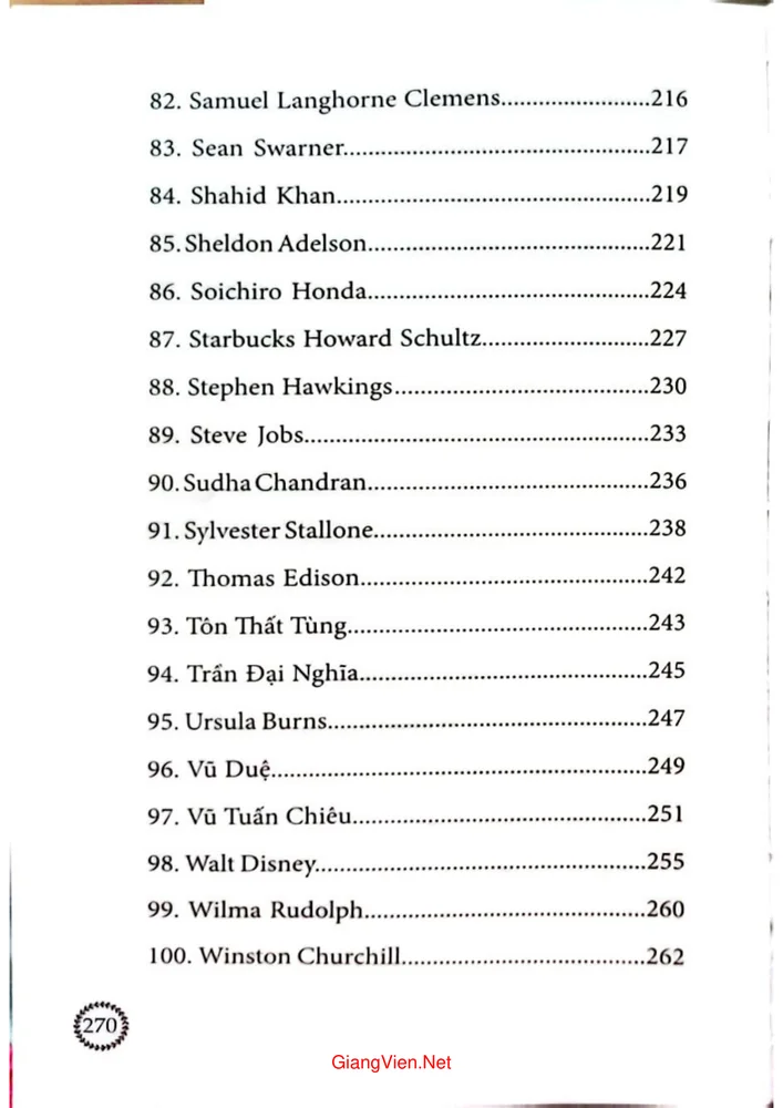Trang 6 - Ảnh minh họa nội dung sách 100 tấm gương vượt khó của các danh nhân