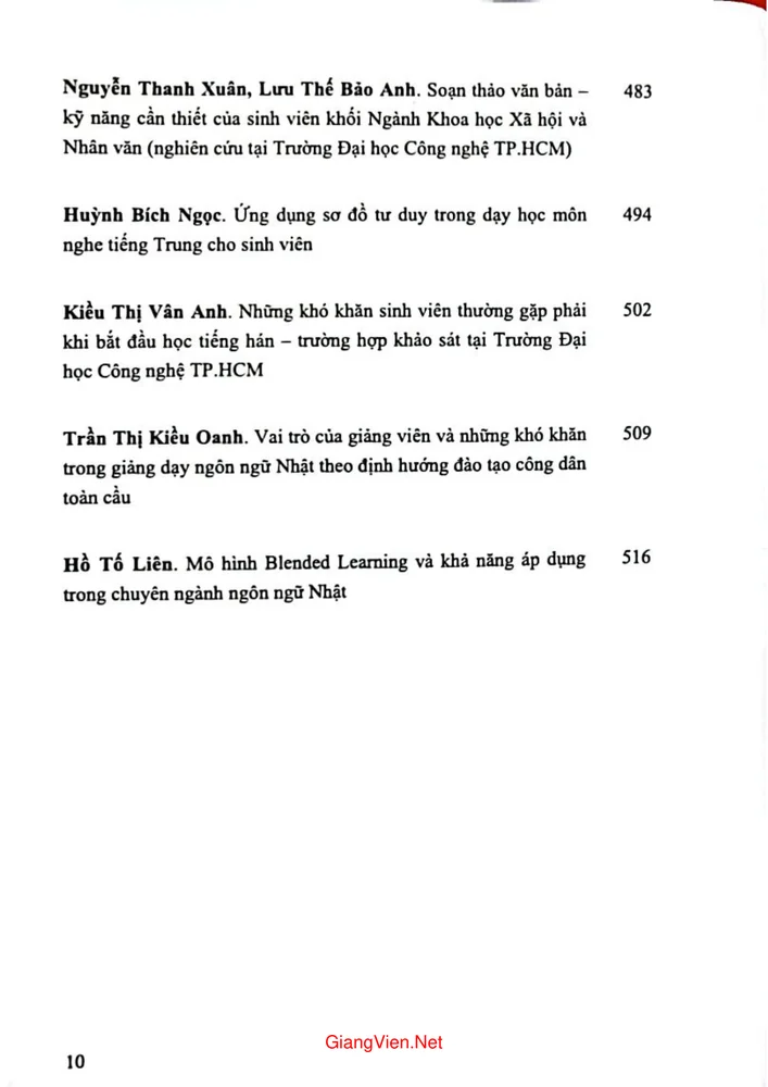 Trang 6 - Ảnh minh họa nội dung sách Đào tạo công dân toàn cầu trong lĩnh vực khoa học xã hội và nhân văn ở các trường đại học ngoài công lập ở Việt Nam