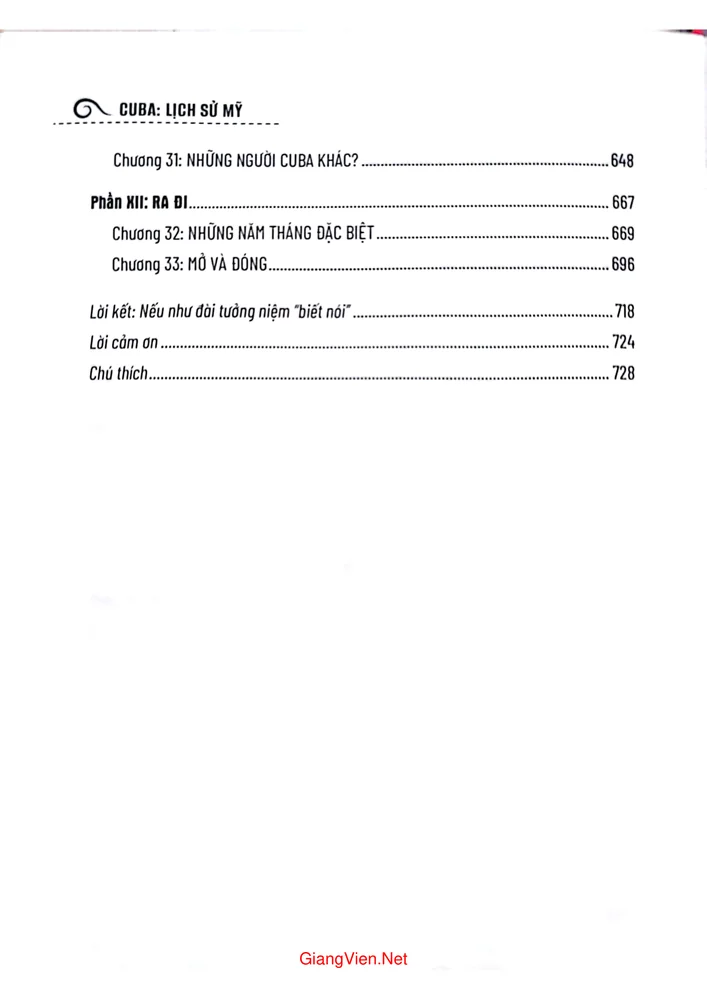 Trang 3 - Ảnh minh họa nội dung sách Cu Ba lịch sử Mỹ