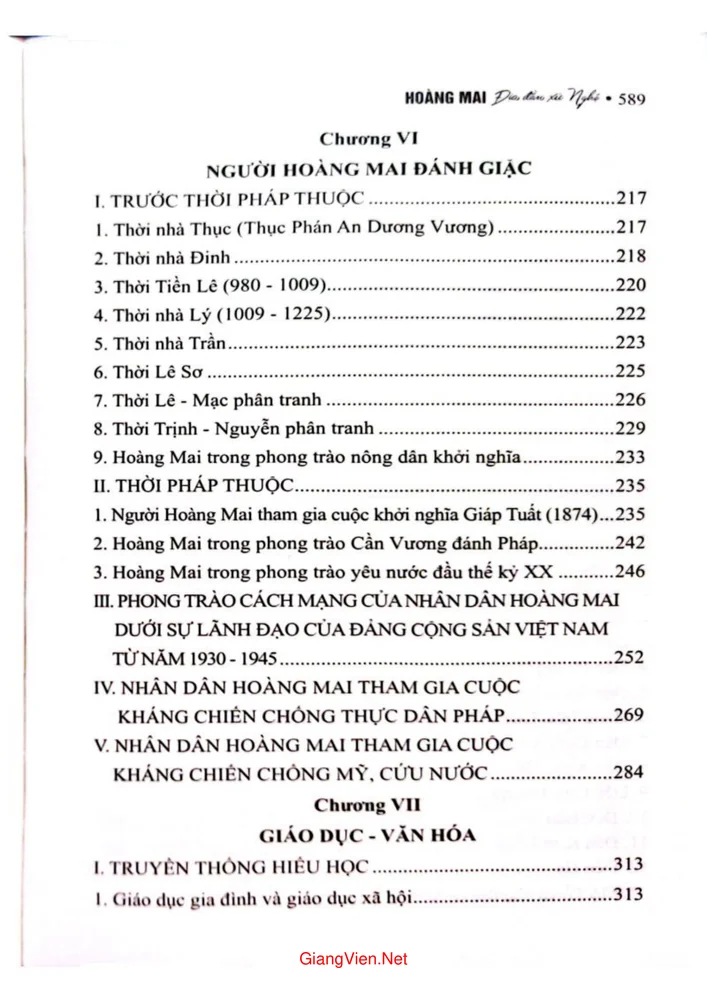 Trang 3 - Ảnh minh họa nội dung sách Hoàng Mai - Địa đầu xứ Nghệ
