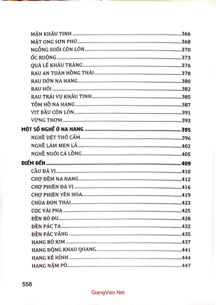 Trang 5 - Ảnh minh họa nội dung sách Bách khoa thư du lịch huyện Na Hang tỉnh Tuyên Quang