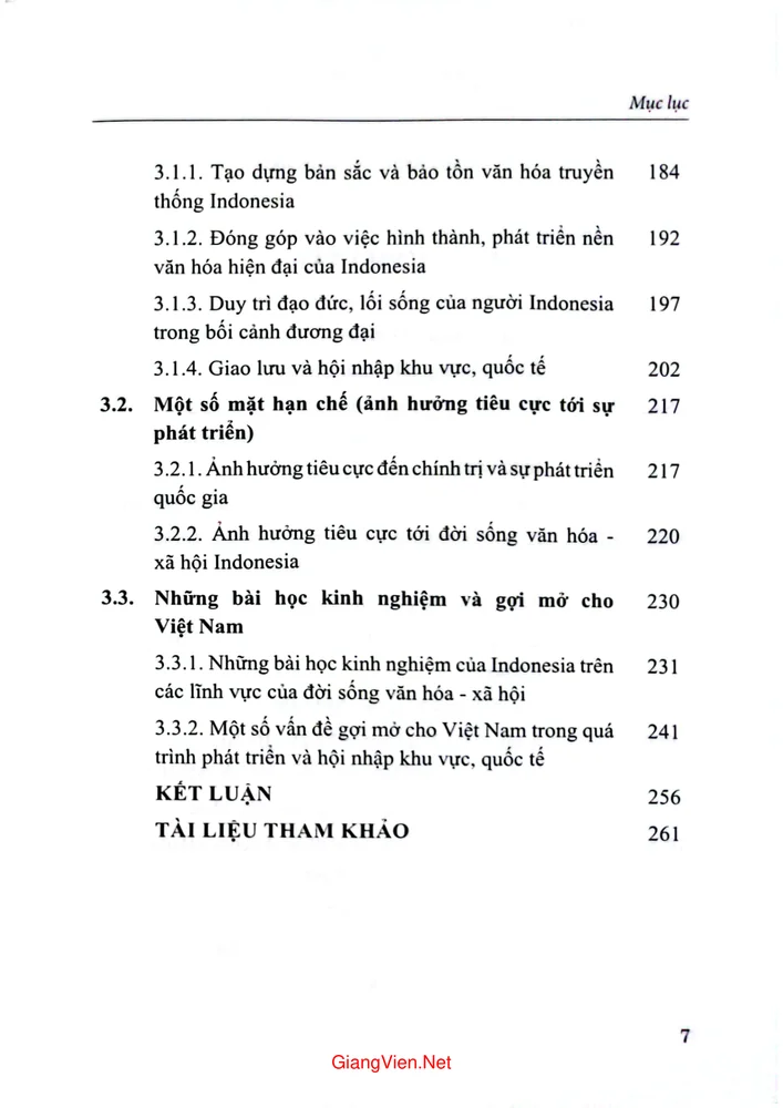Trang 3 - Ảnh minh họa nội dung sách Vai trò văn hóa người Java đối với sự phát triển của Indonesia