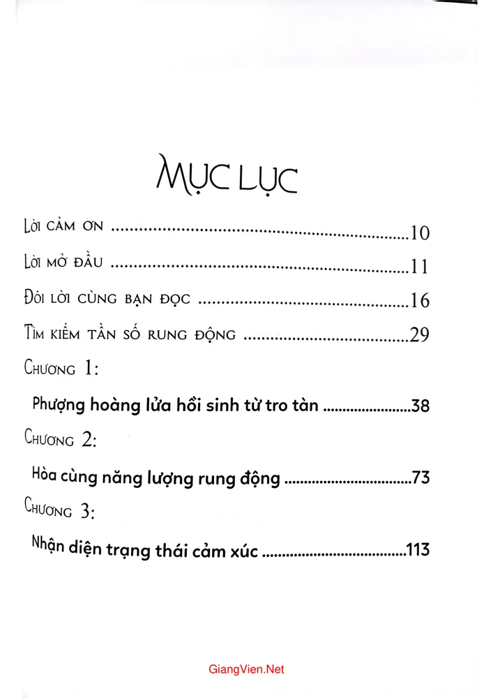 Trang 1 - Ảnh minh họa nội dung sách Tần số rung động quyền năng tiến hóa của linh hồn
