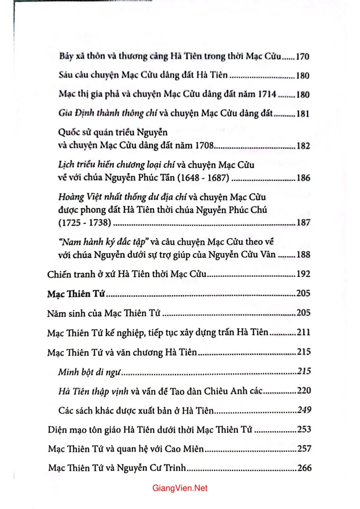 Trang 2 - Ảnh minh họa nội dung sách Mạc Thị gia phả (Họ Mạc với vùng đất Hà Tiên)