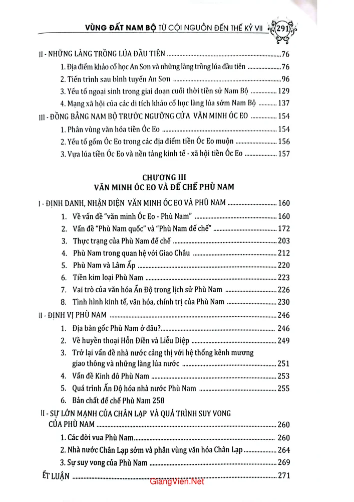 Trang 2 - Ảnh minh họa nội dung sách Vùng đất Nam Bộ từ cội nguồn đến thế kỷ VII