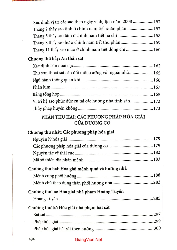 Trang 3 - Ảnh minh họa nội dung sách Phong thủy hóa giải