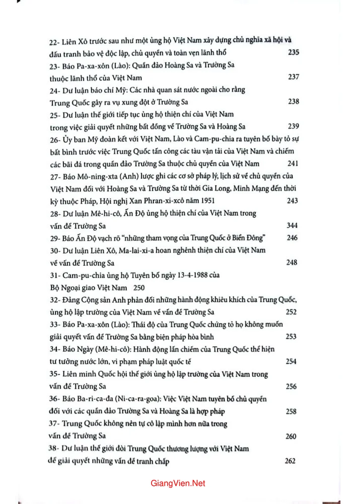 Trang 5 - Ảnh minh họa nội dung sách Trường Sa 1988 hồ sơ một sự kiện cụ thể