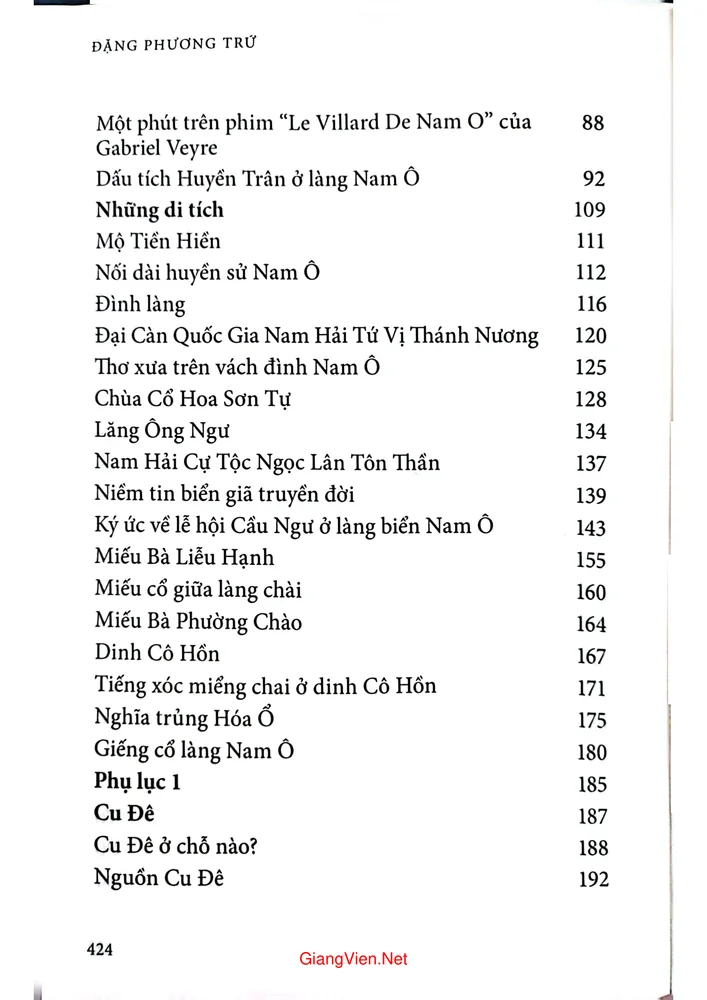 Trang 2 - Ảnh minh họa nội dung sách Nam Ô và những chuyện kể