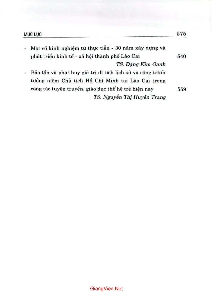 Trang 6 - Ảnh minh họa nội dung sách Thành phố Lào Cai 30 năm tái lập, xây dựng hội nhập và phát triển 1992 đến 2022
