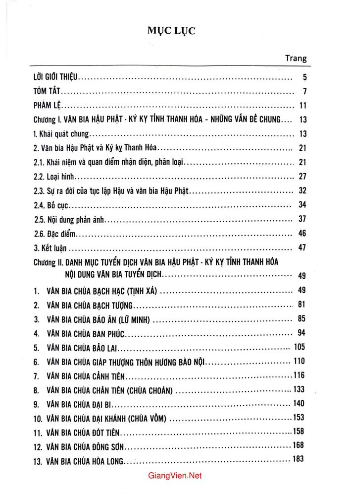Trang 1 - Ảnh minh họa nội dung sách Văn bia hậu phật ký kị tỉnh Thanh Hóa