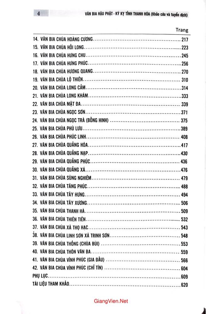 Trang 2 - Ảnh minh họa nội dung sách Văn bia hậu phật ký kị tỉnh Thanh Hóa