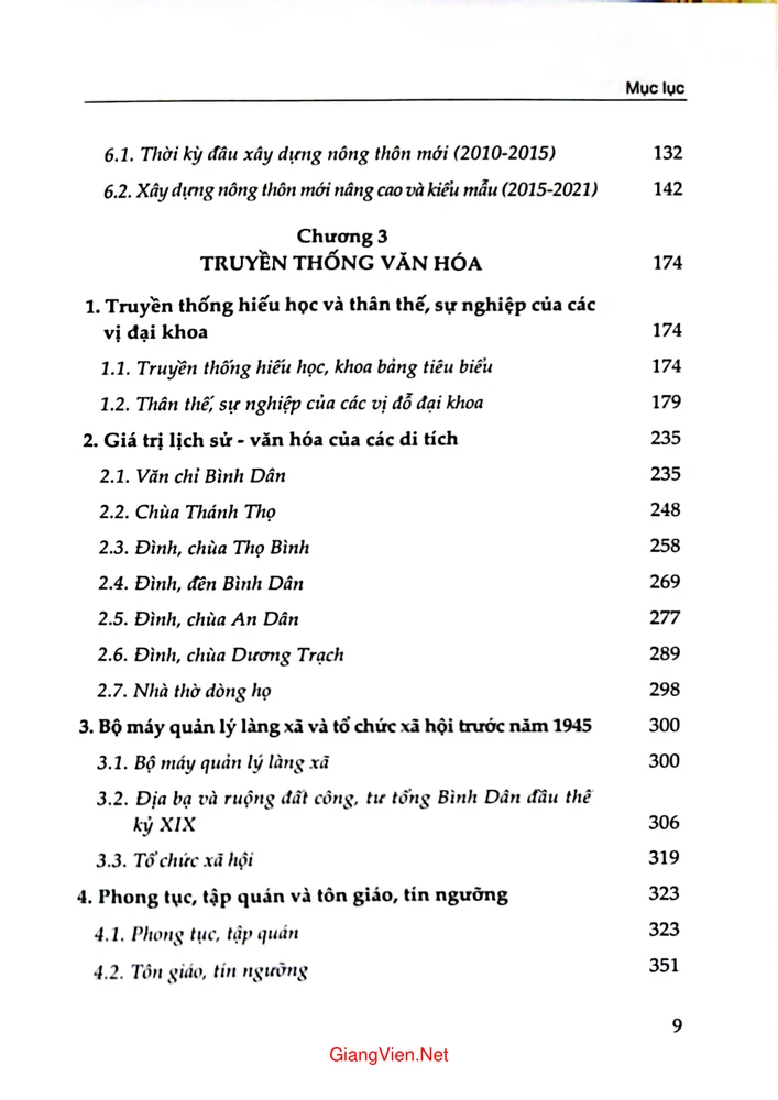Trang 3 - Ảnh minh họa nội dung sách Truyền thống lịch sử và văn hóa xã Tân Dân, khởi thủy đến năm 2021