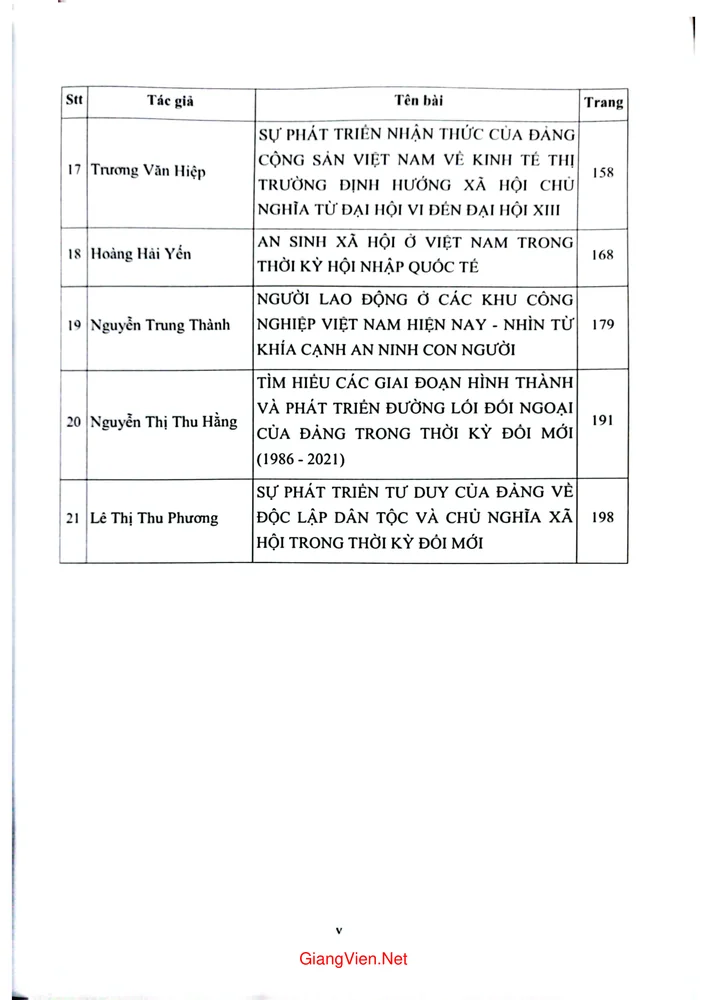 Trang 3 - Ảnh minh họa nội dung sách Kỷ yếu Hội thảo khoa học Việt Nam trong tiến trình đổi mới, hội nhập, phát triển năm 2022